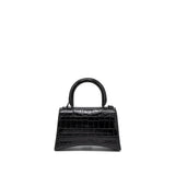 Side view of Balenciaga handbag Black premium designer bag