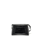 Side view of Balenciaga handbag Black premium designer bag