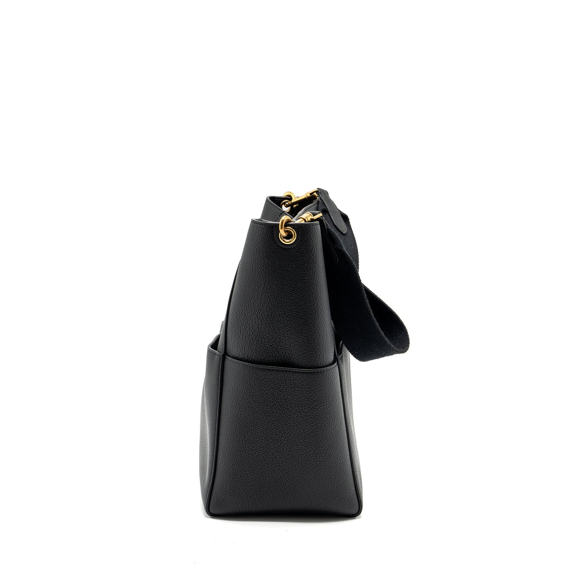 Celine Bags? Celine Sangle Bucket Bag Grained Calfskin Black GHW Elegant Everyday Designer Handbag