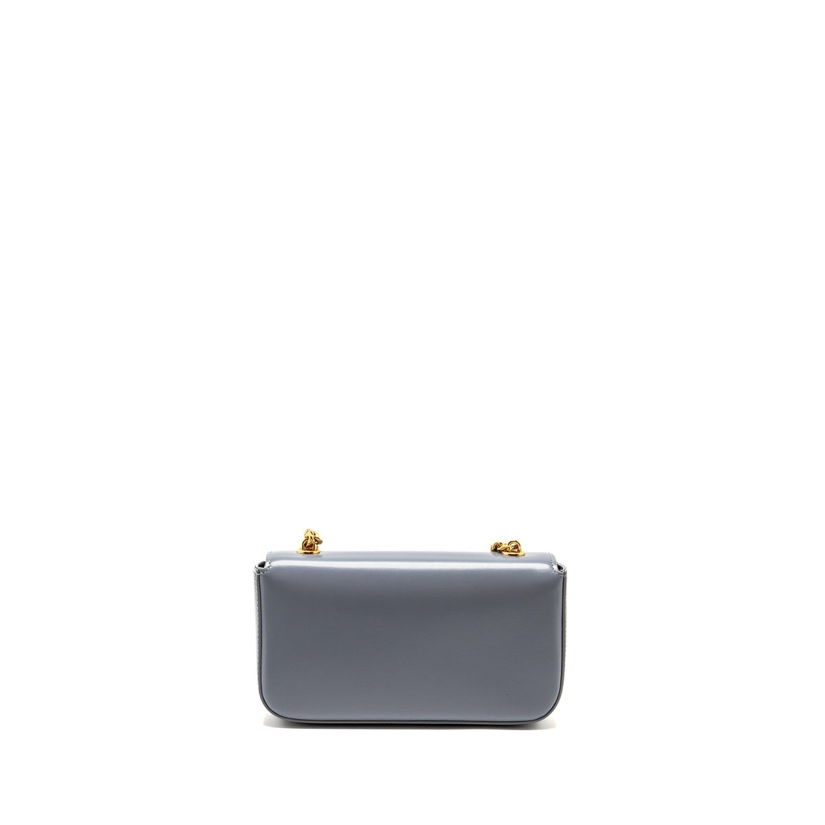 Celine Bags? Celine Chain Shoulder Bag Claude Shiny Calfskin Blue Grey GHW Elegant Everyday Designer Handbag