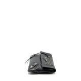 Side view of Balenciaga handbag Grey premium designer bag