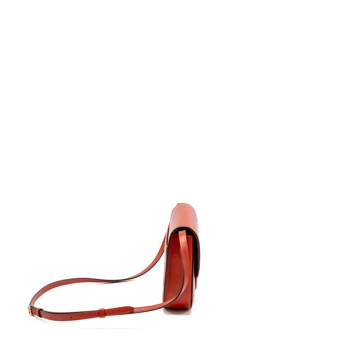 Celine Bags? Celine Troutteur bag leather red GHW Premium Designer Shoulder Bag