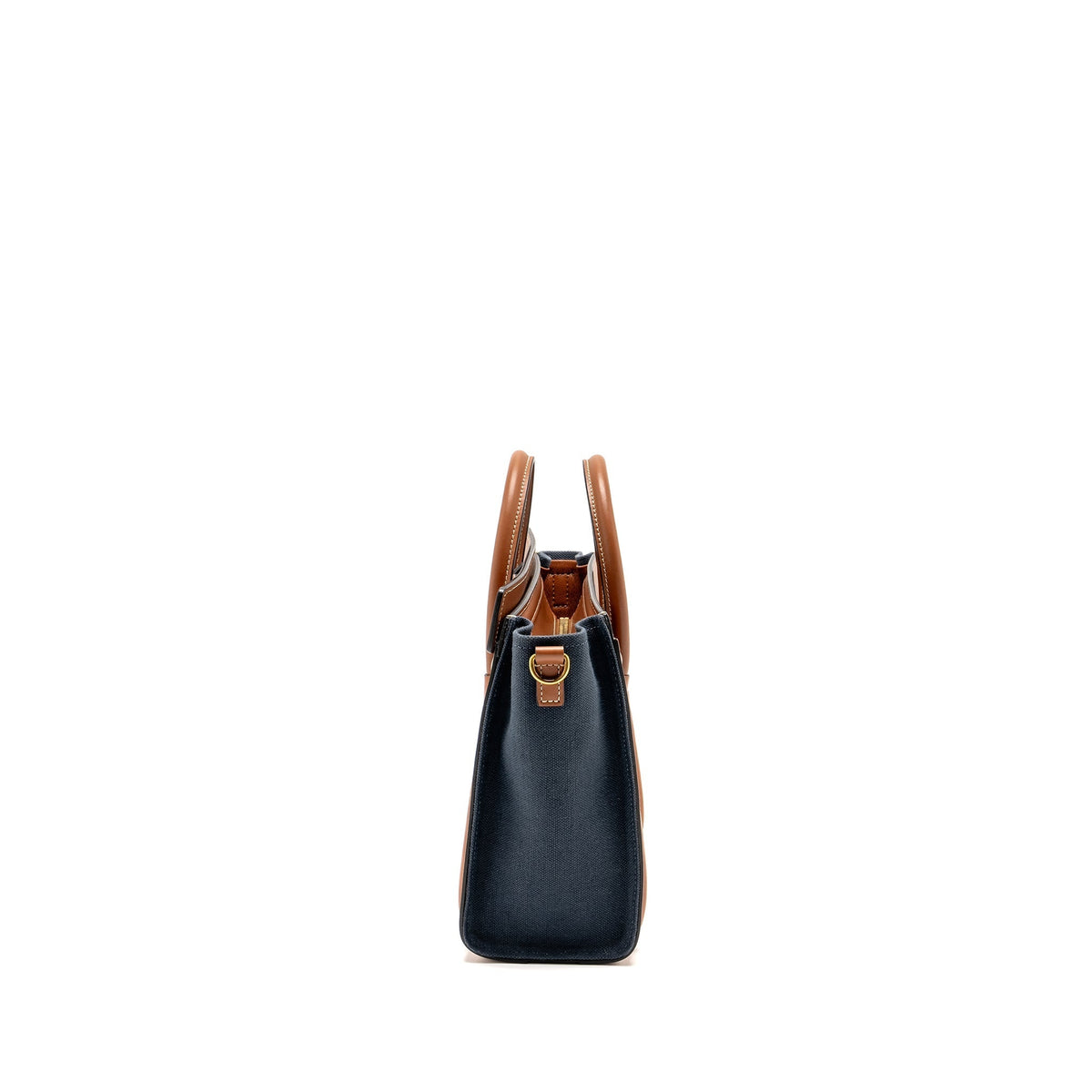 Celine Bags? Celine Nano Luggage Bag Calfskin Denim Tan Navy GHW Luxury Designer Leather Handbag