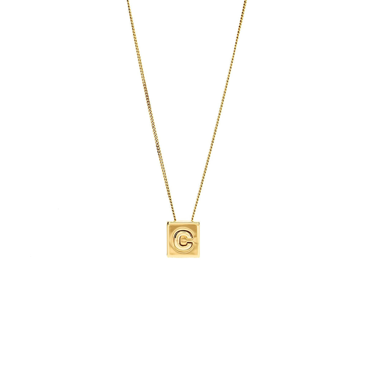 Celine Jewellery? Celine Alphabet C Necklace In Brass Gold Tone Luxury Designer Statement Jewellery