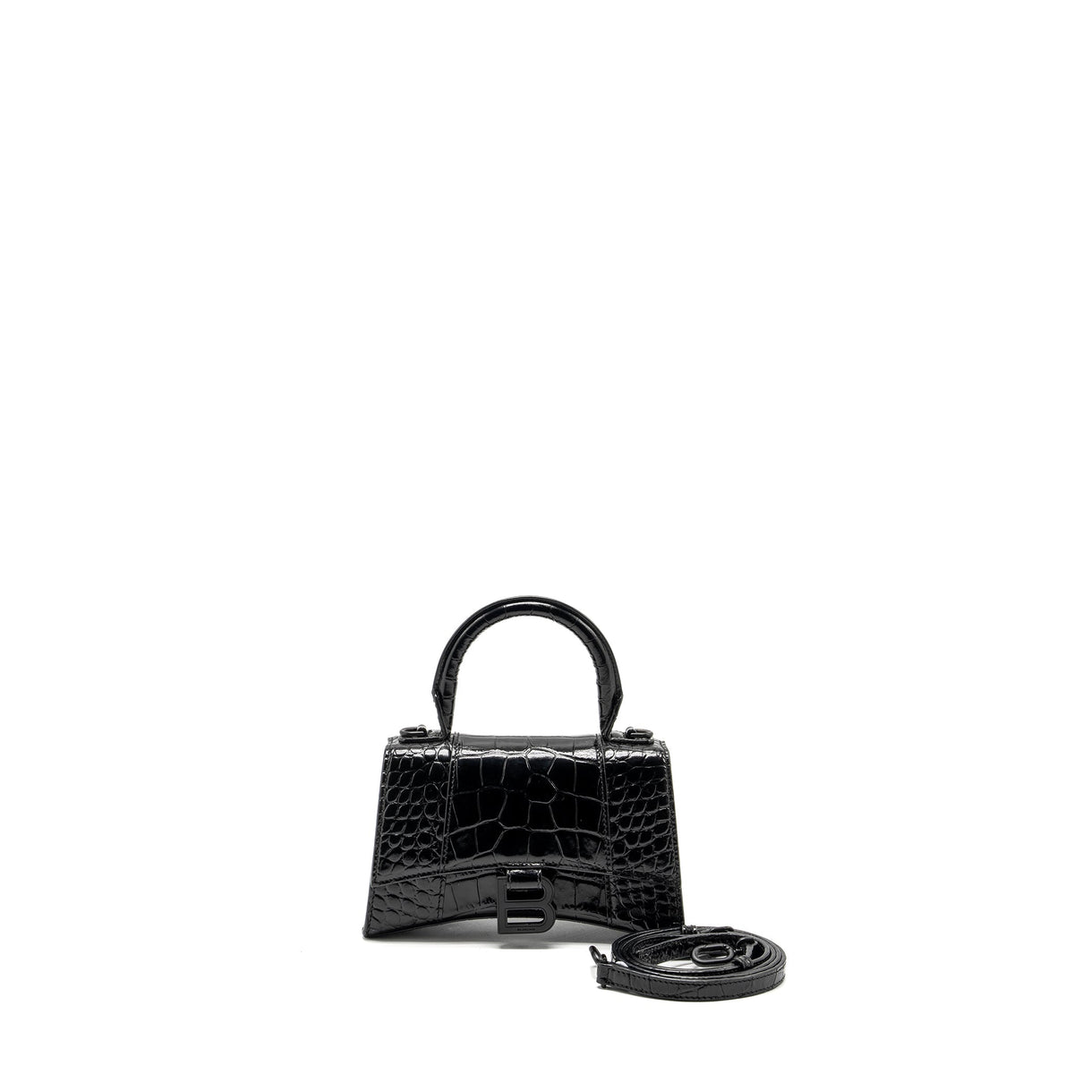 Balenciaga women's handbag Black luxury designer calf