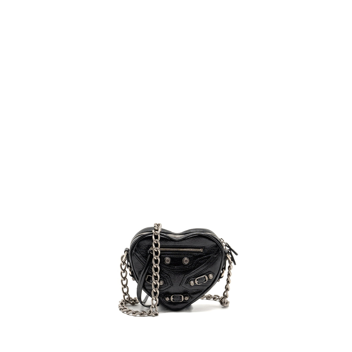 Balenciaga women's handbag Black luxury designer leather