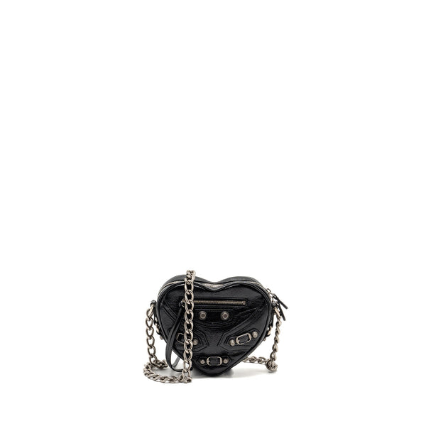 Balenciaga women's handbag Black luxury designer leather