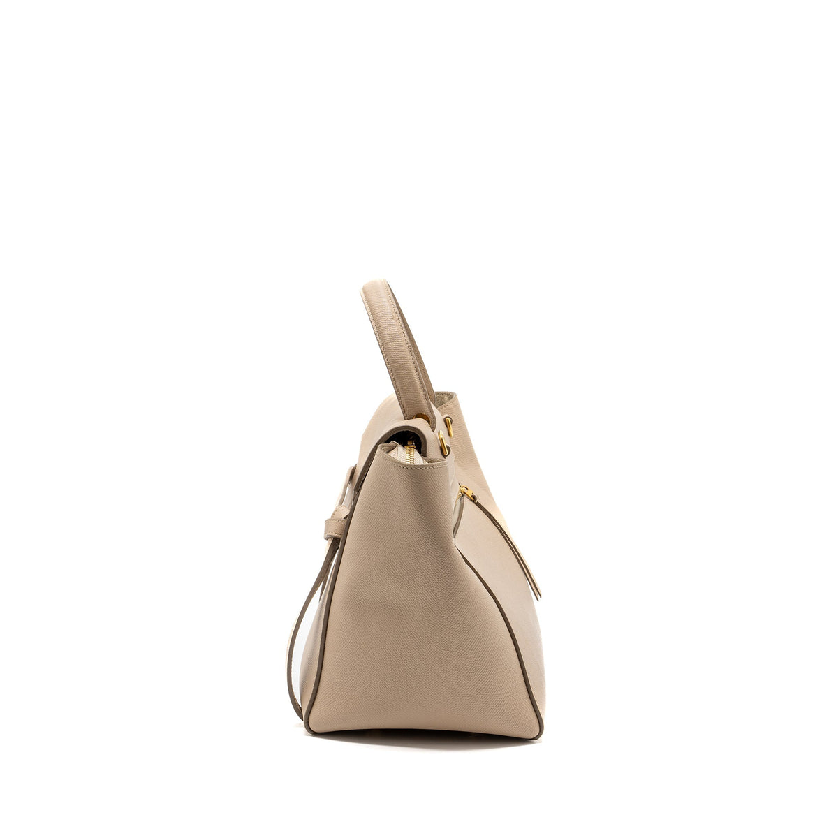 Celine Bags? Celine Mini Belt Bag Calfskin Light Taupe GHW Luxury Designer Leather Handbag
