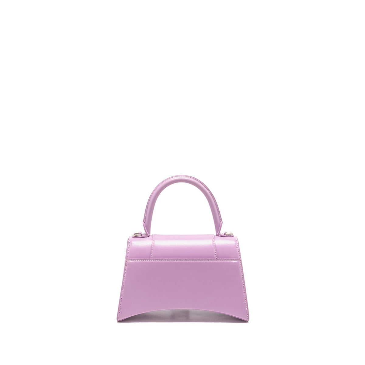 Side view of Balenciaga handbag Purple premium designer bag