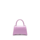 Side view of Balenciaga handbag Purple premium designer bag