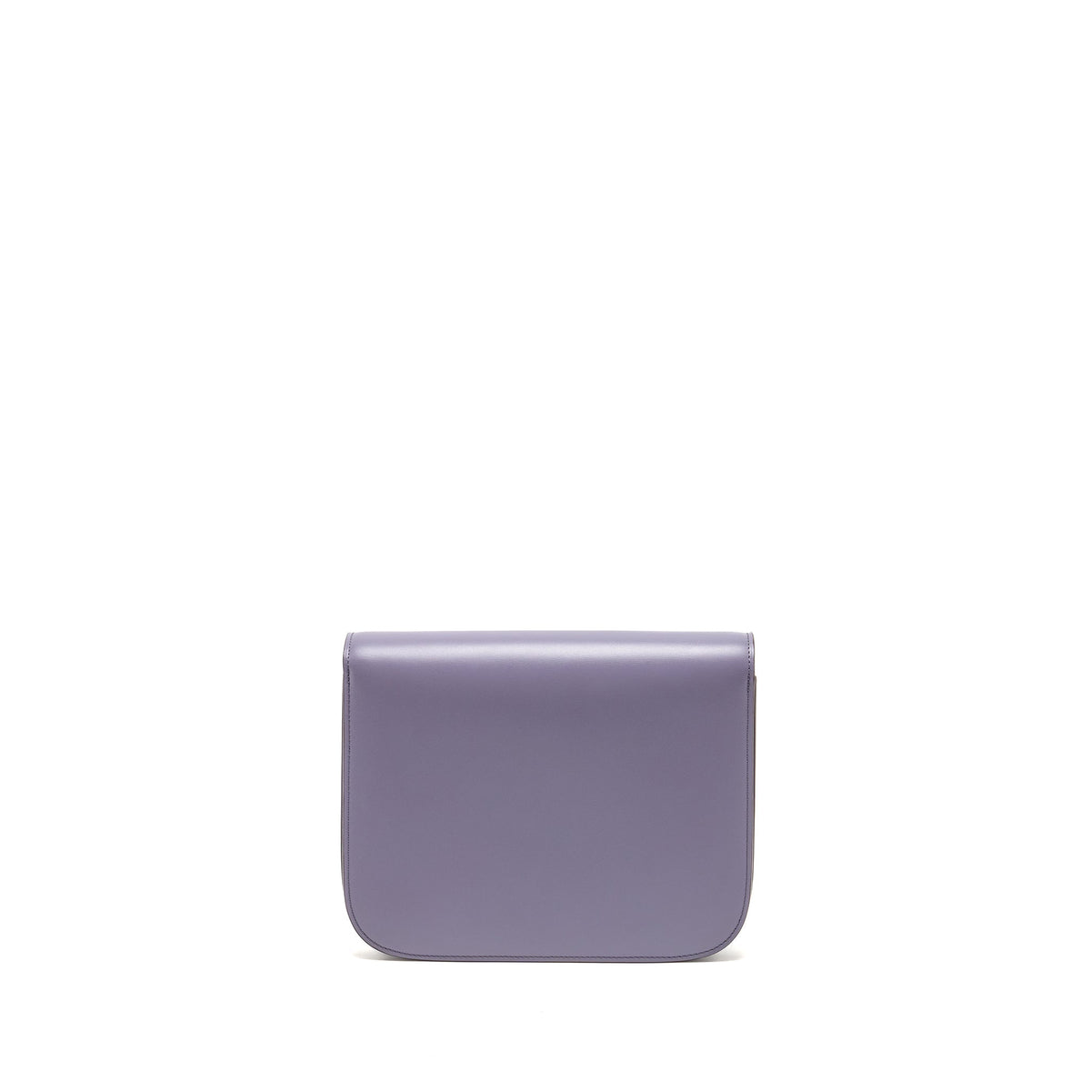 Celine Bags? Celine Medium Classic Box Bag Calfskin Purple SHW Premium Designer Shoulder Bag