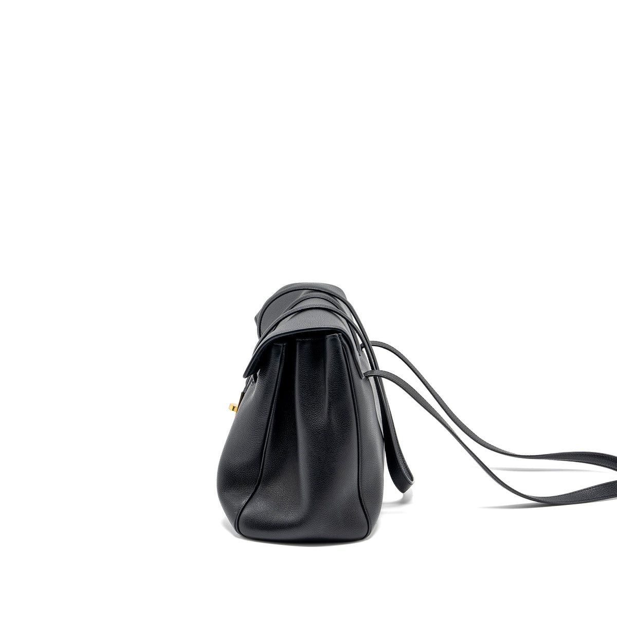 Celine Bags? Celine Medium Soft 16 Bag Grained Calfskin Black GHW Elegant Everyday Designer Handbag