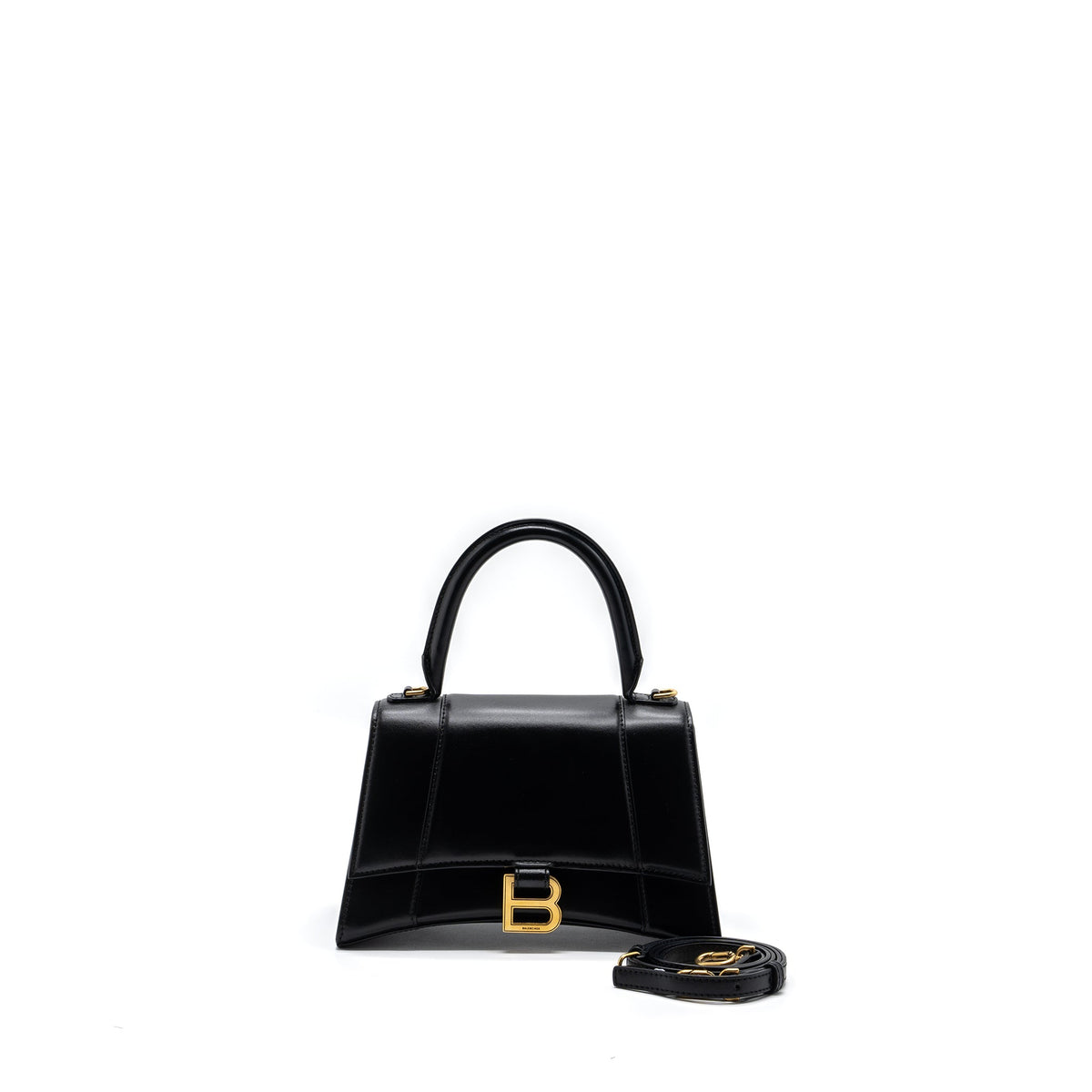 Balenciaga women's handbag Black luxury designer calf