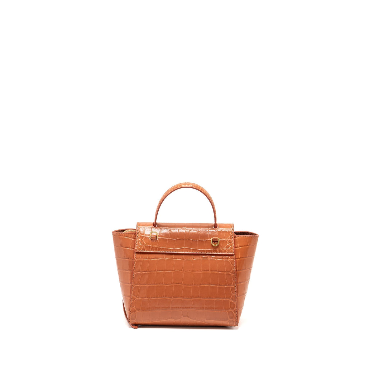 Celine Bags? Celine Nano Belt Bag Croc embossed calfskin Lychee pink GHW Luxury Designer Leather Handbag