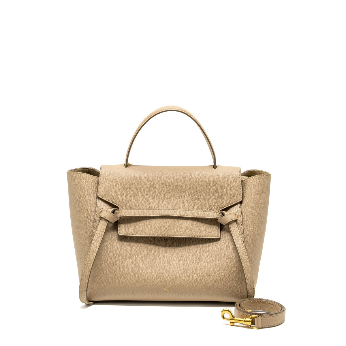 Celine Bags? Celine Mini Belt Bag calfskin taupe GHW Elegant Everyday Designer Handbag