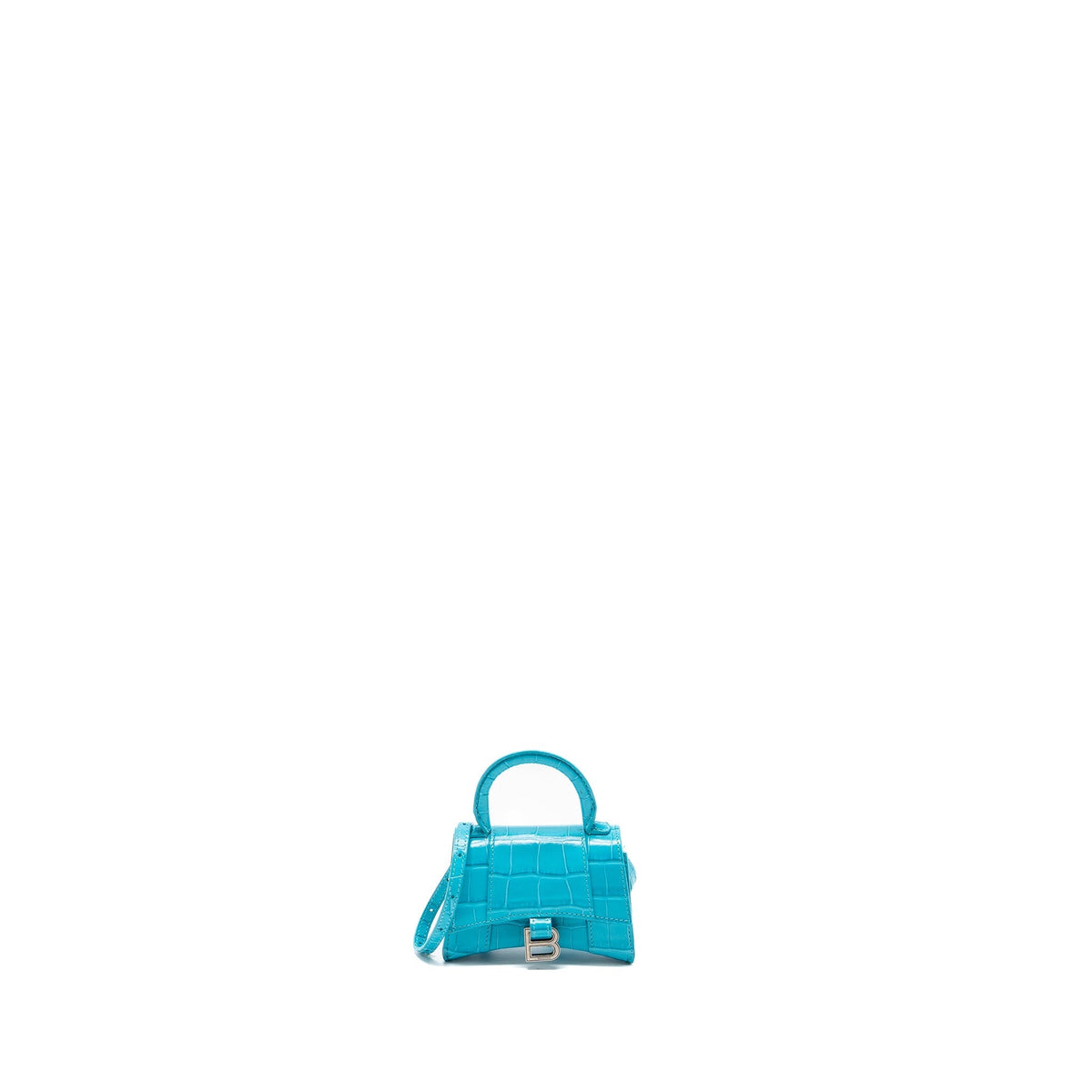 Balenciaga women's handbag Blue luxury designer calf