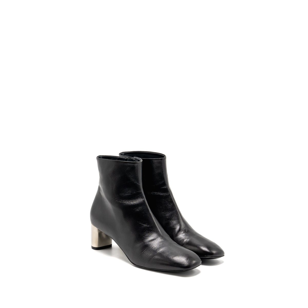 Celine Shoes? Celine Size 39 zipped boot leather black Premium Designer Casual Shoes