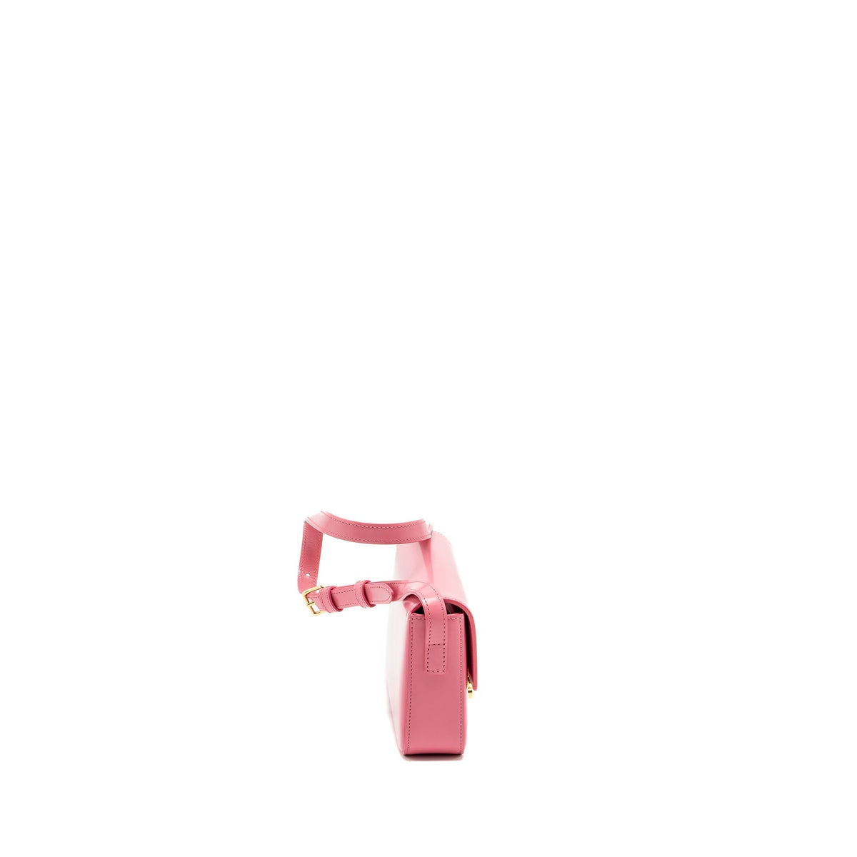 Celine Bags? CELINE Triomphe Shoulder Bag Shiny Calfskin Flamingo GHW Luxury Designer Leather Handbag