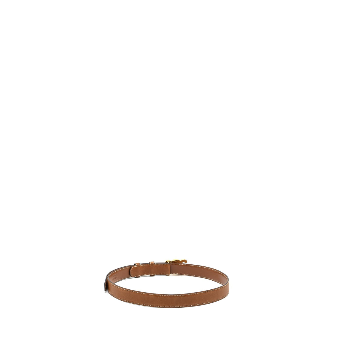 Celine Belts? Celine size 80 Small Triomphe Belt In Natural Calfskin Tan GHW Classic Everyday Designer Belt