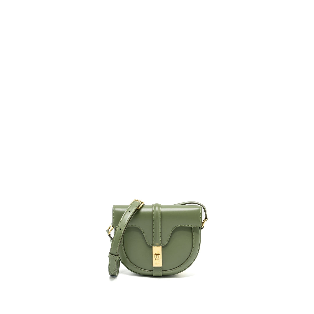 Celine Bags? Celine Small Besace Bag Calfskin Light Khaki GHW Elegant Everyday Designer Handbag