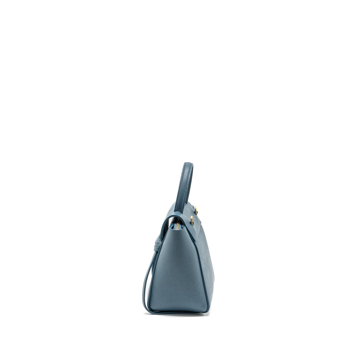 Celine Bags? Celine nano belt bag Grained Calfskin Blue GHW Luxury Designer Leather Handbag