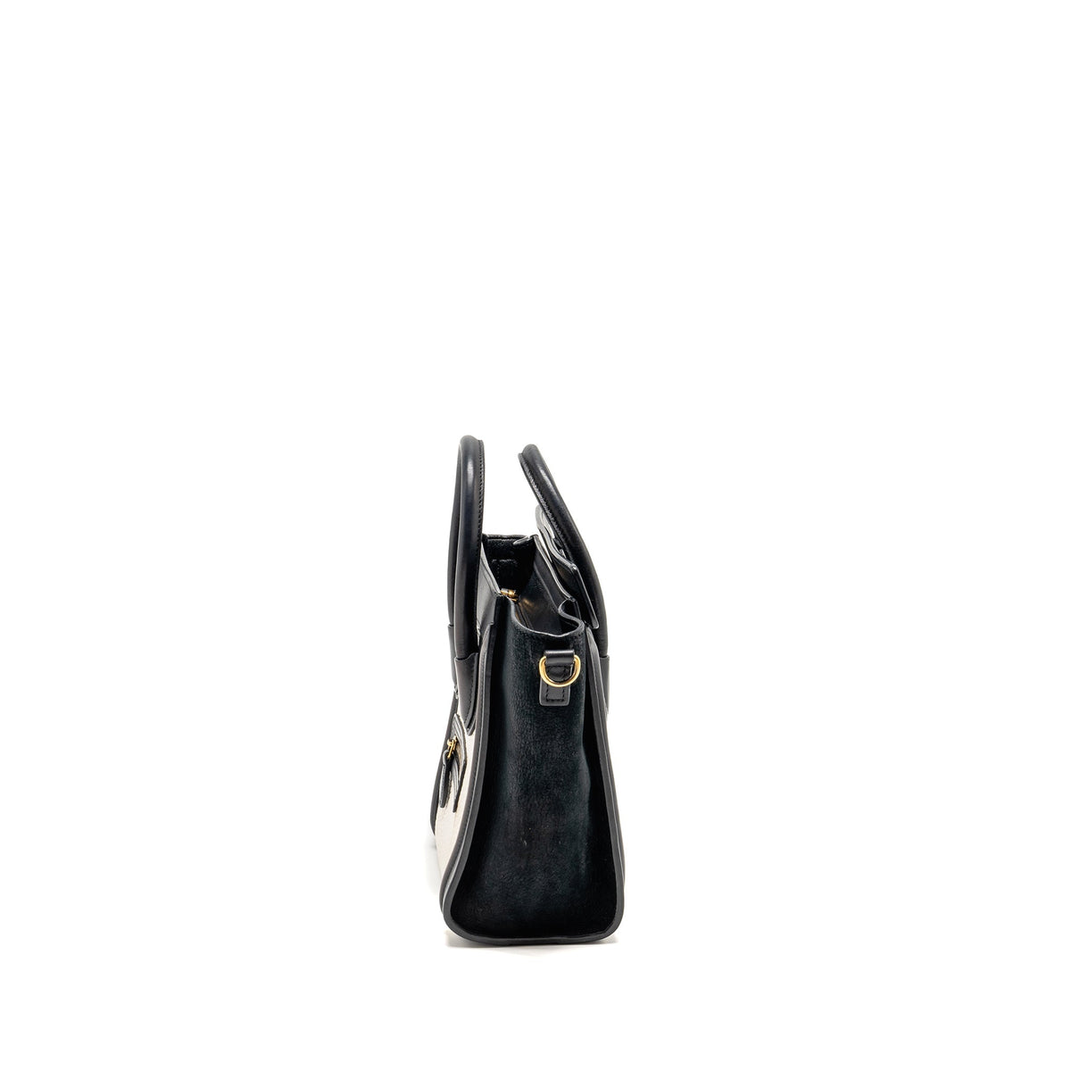 Celine Bags? Celine Nano Luggage bag calfskin black white GHW Elegant Everyday Designer Handbag