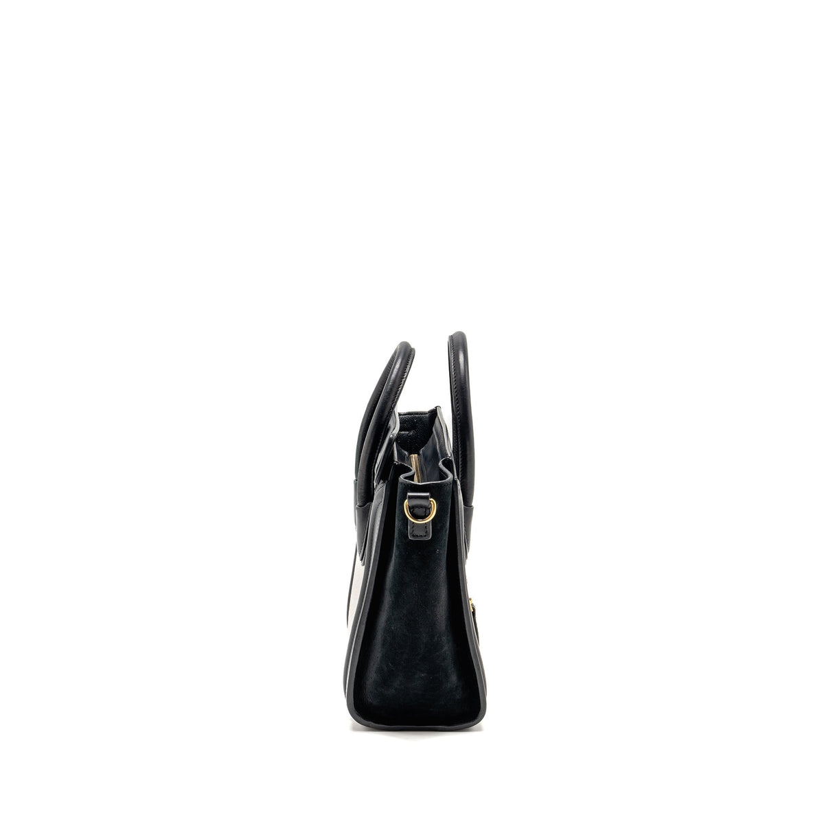 Celine Bags? Celine Nano Luggage bag calfskin black white GHW Elegant Everyday Designer Handbag