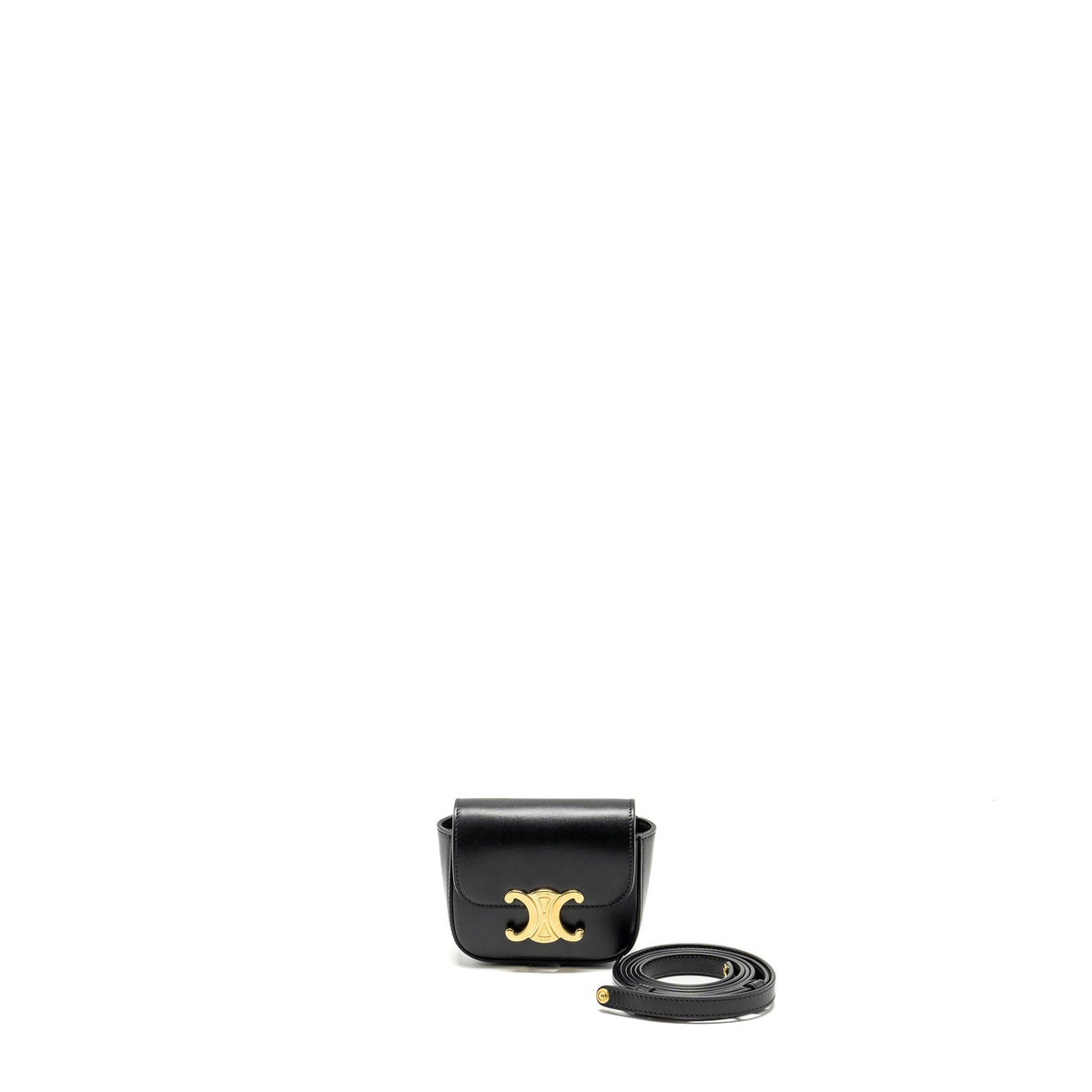 Celine Bags? Celine Mini Claude calfskin black GHW Premium Designer Shoulder Bag