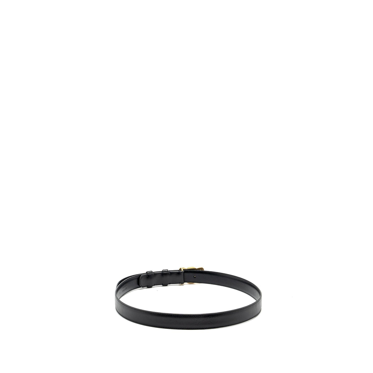 Celine Belts? Celine size 85 Medium Triomphe belt calfskin black GHW Classic Everyday Designer Belt