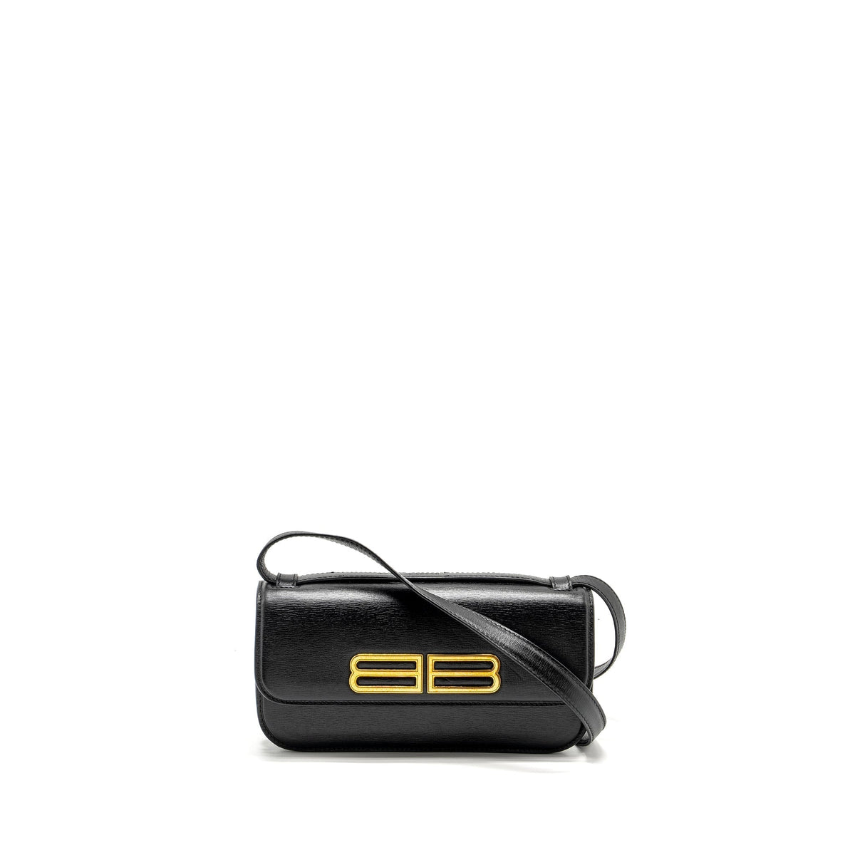Balenciaga women's handbag Black luxury designer calf