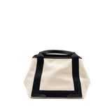 Balenciaga authentic luxury handbag Black canvas craftsmanship