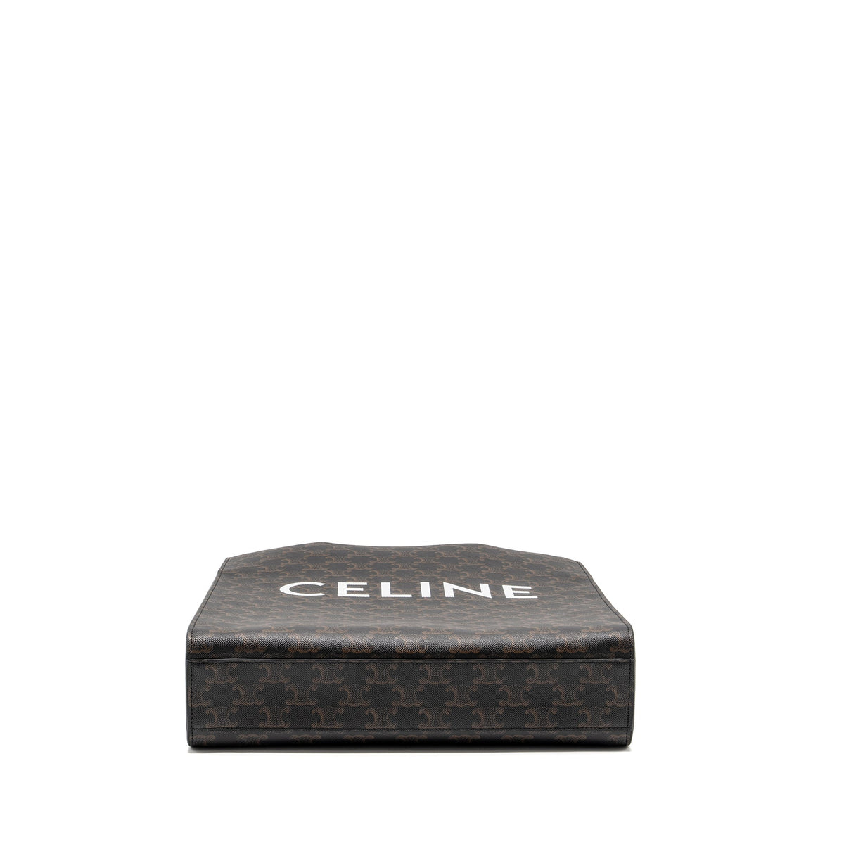 Celine Bags? Celine Vertical Cabas in Triomphe Canvas Black Multicolour GHW Luxury Designer Leather Handbag