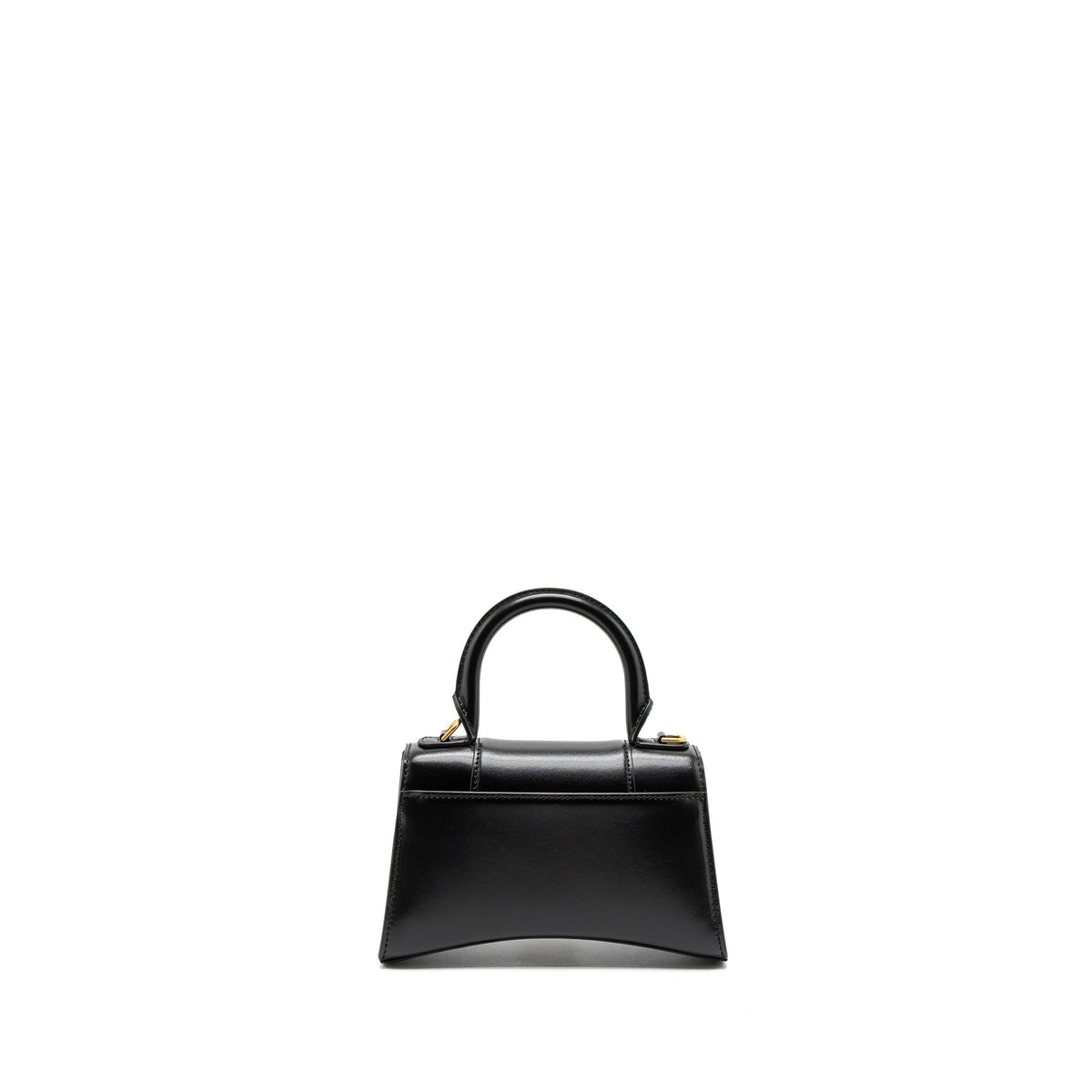 Side view of Balenciaga handbag Black premium designer bag