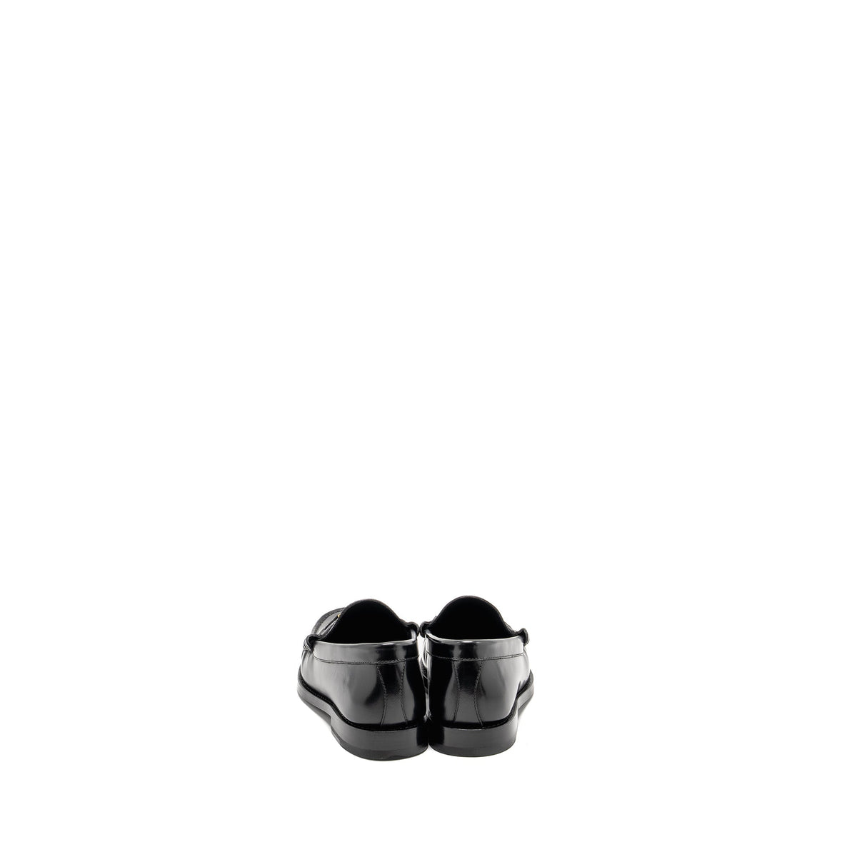 Celine Shoes? Celine Size 37 Triomphe Loafer Polished Calfskin Black GHW Premium Designer Casual Shoes