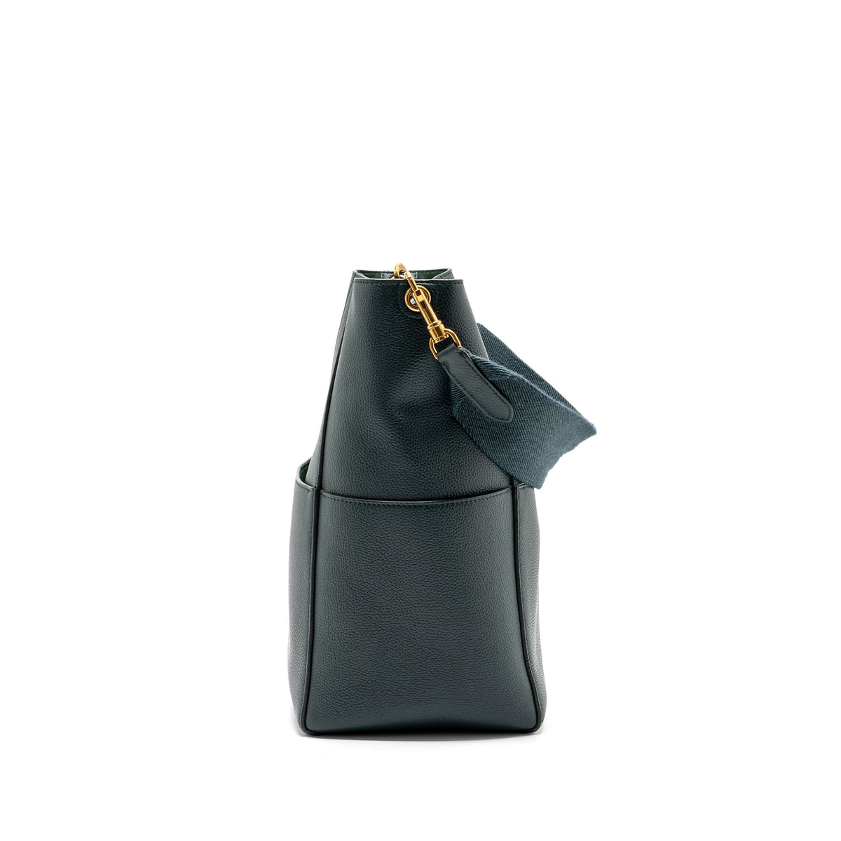 Celine Bags? Celine Sangle bucket bag calfskin dark green GHW Luxury Designer Leather Handbag