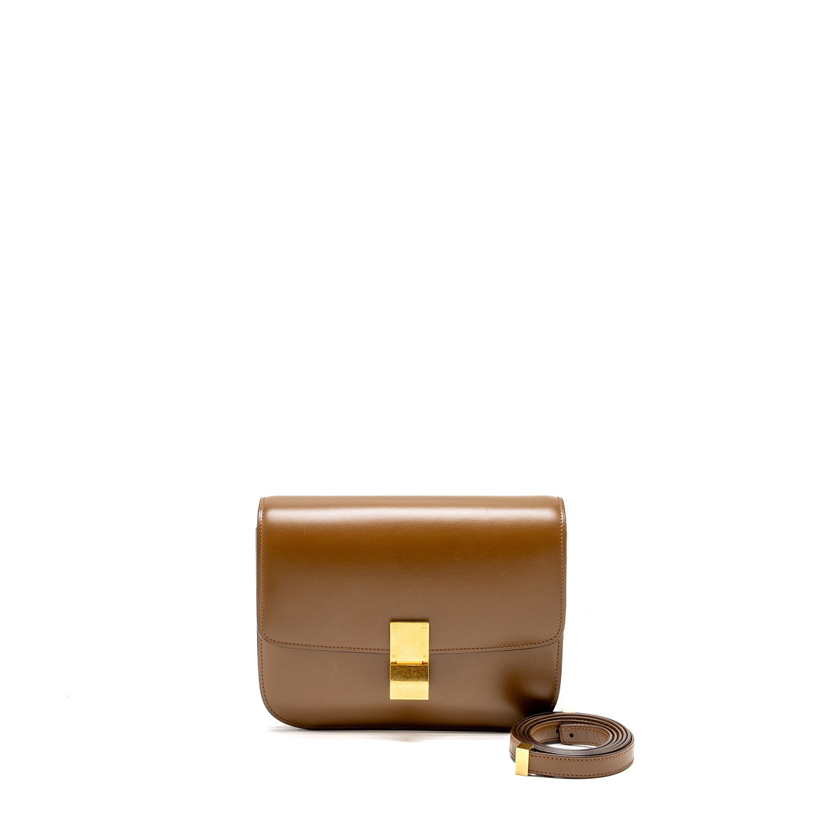 Celine Bags? Celine Medium Classic Box Calfskin Camel GHW Elegant Everyday Designer Handbag