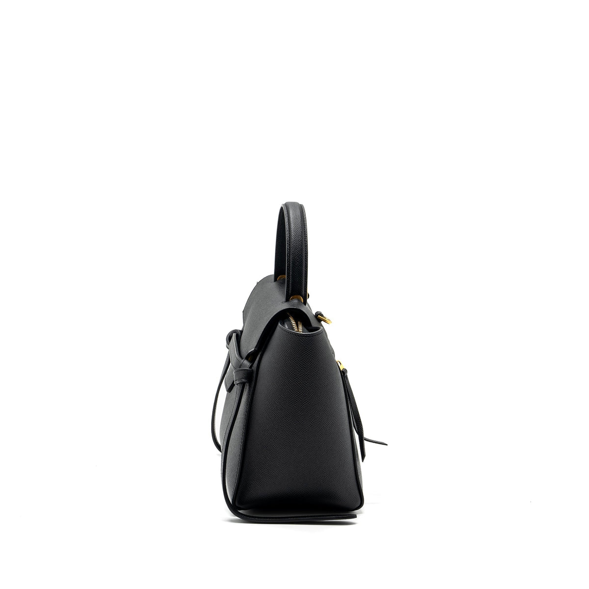 Celine Bags? Celine Micro Belt Bag Calfskin Black GHW Luxury Designer Leather Handbag