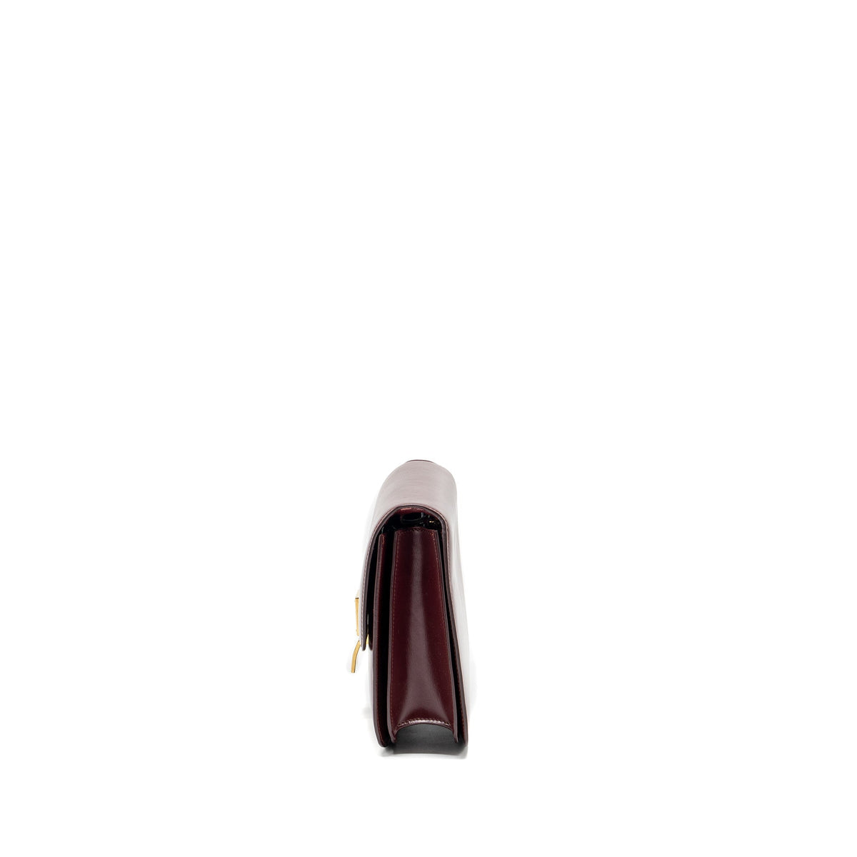 Celine Bags? Celine Medium Classic Box Bag Calfskin Dark Red GHW Elegant Everyday Designer Handbag