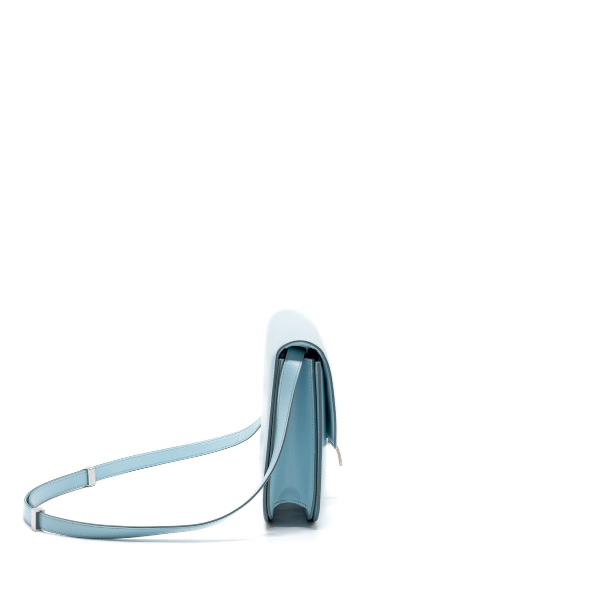 Celine Bags? Celine medium classic box bag calfskin light blue SHW Luxury Designer Leather Handbag