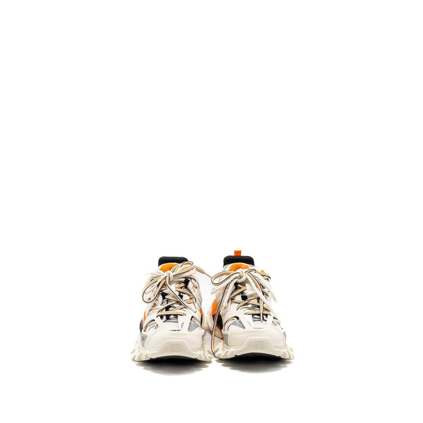 Side view of Balenciaga shoe White premium designer bag