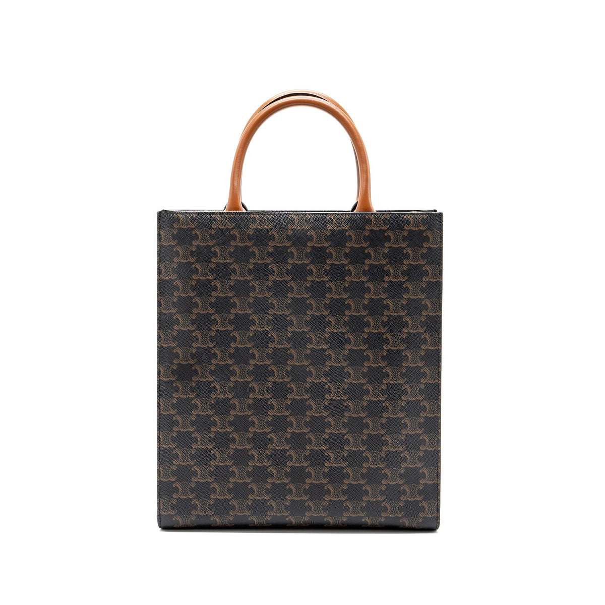 Celine Bags? Celine Vertical Cabas Triomphe Canvas GHW Premium Designer Shoulder Bag