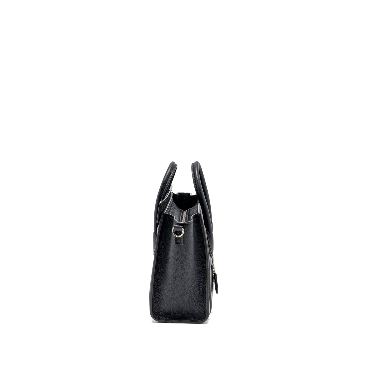 Celine Bags? Celine nano luggage bag calfskin black SHW Premium Designer Shoulder Bag