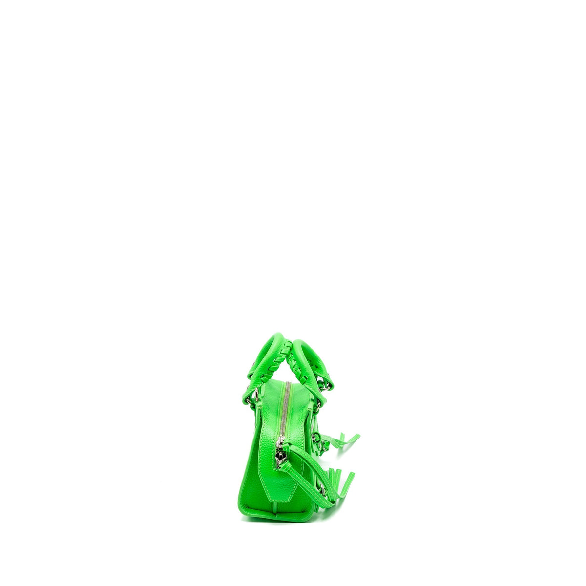 Authentic Balenciaga handbag Green luxury fashion accessory