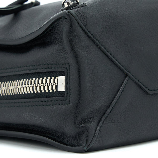Side view of Balenciaga handbag Black premium designer bag