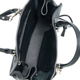 Balenciaga authentic luxury handbag Black leather craftsmanship