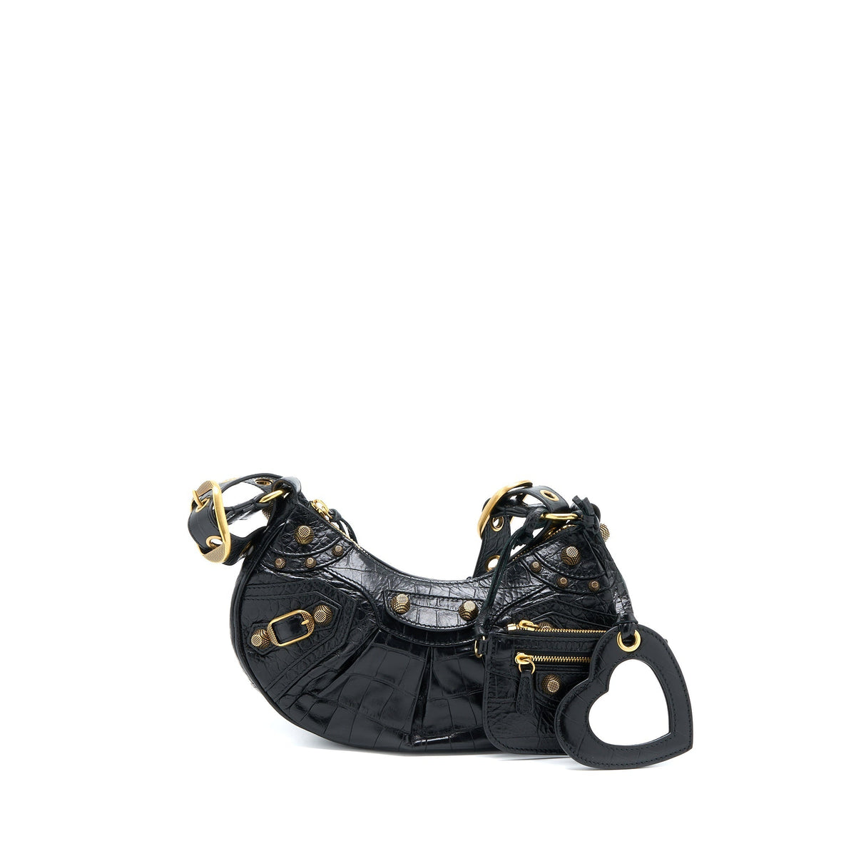 Balenciaga women's handbag Black luxury designer calf