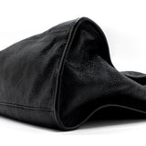 Side view of Balenciaga handbag Black premium designer bag