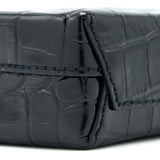 Balenciaga authentic luxury handbag Black calf craftsmanship