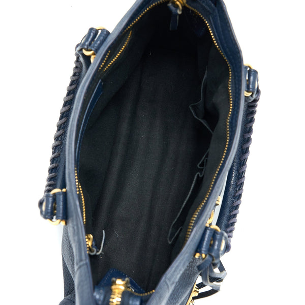 Authentic Balenciaga handbag Navy luxury fashion accessory