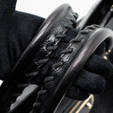 Balenciaga designer handbag leather closeup detail